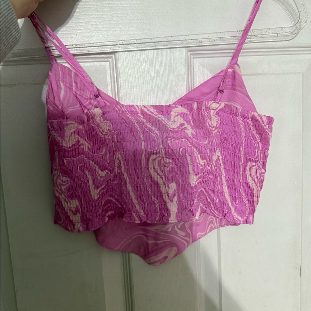 Wild Fable Pink Ruched Top - Picture 2 of 3